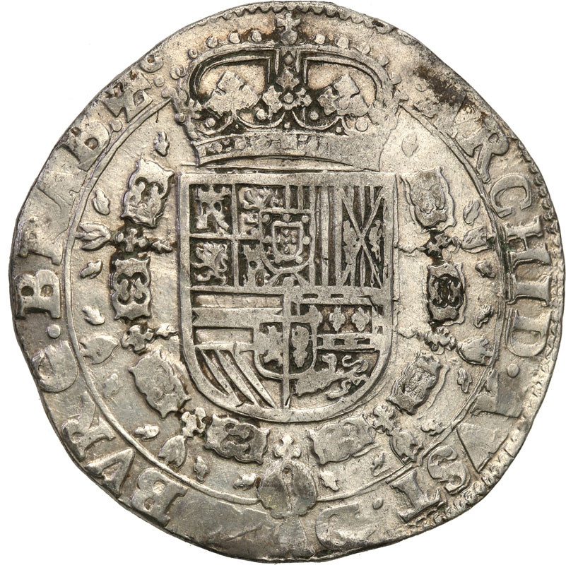 Niderlandy, Brabant. Filip IV (1621-1665). Patagon 1645, Bruksela